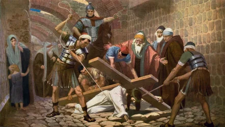 Gesù cade per la seconda volta mentre porta la croce